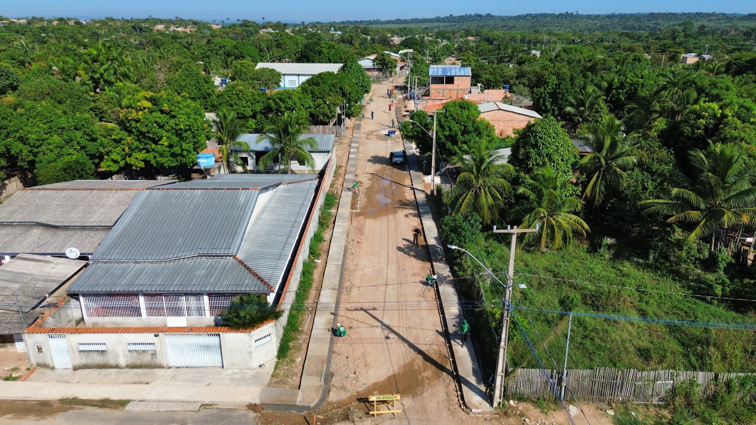 600 metros de melhorias: Prefeitura de Oriximiná avança com obras no bairro Penta